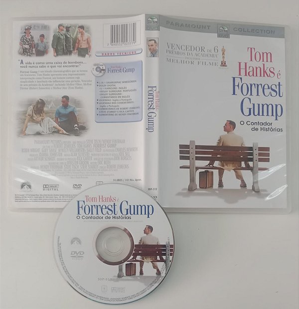 Dvd Forrest Gump - o Contador de Histórias Editora Robert Zimeckis [usado]
