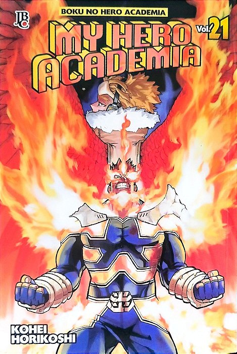 Gibi My Hero Academia #21 Autor Kohei Horikoshi (2019) [seminovo]