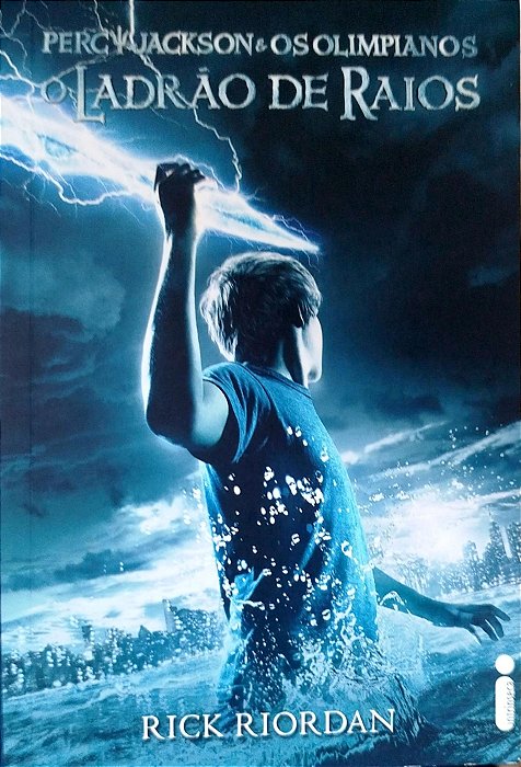 Livro o Ladrão de Raios - Percy Jackson e os Olimpianos 1 (capa do Filme) Autor Riordan, Rick (2010) [seminovo]