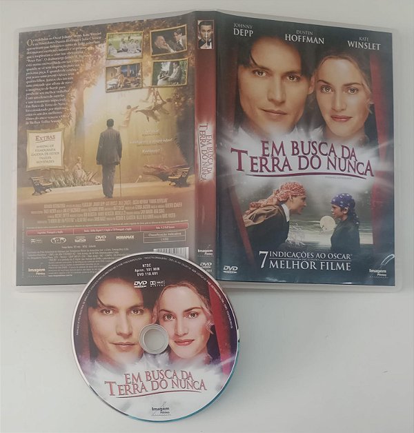 Dvd em Busca da Terra do Nunca Editora Marc Forster [usado]