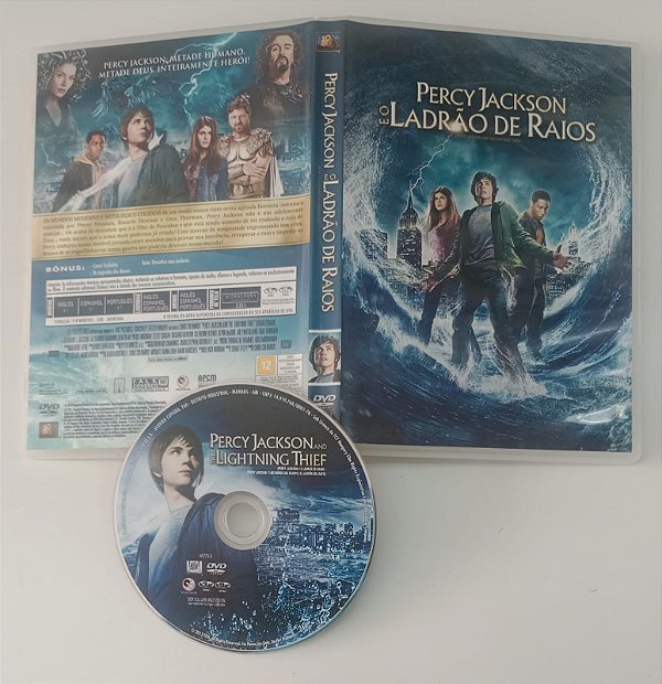 Dvd Percy Jackson e o Ladrão de Raios Editora Chris Columbus [usado]