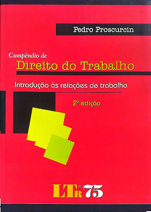 Livro Compêndio de Direito do Trabalho Autor Procursin, Pedro (2011) [seminovo]