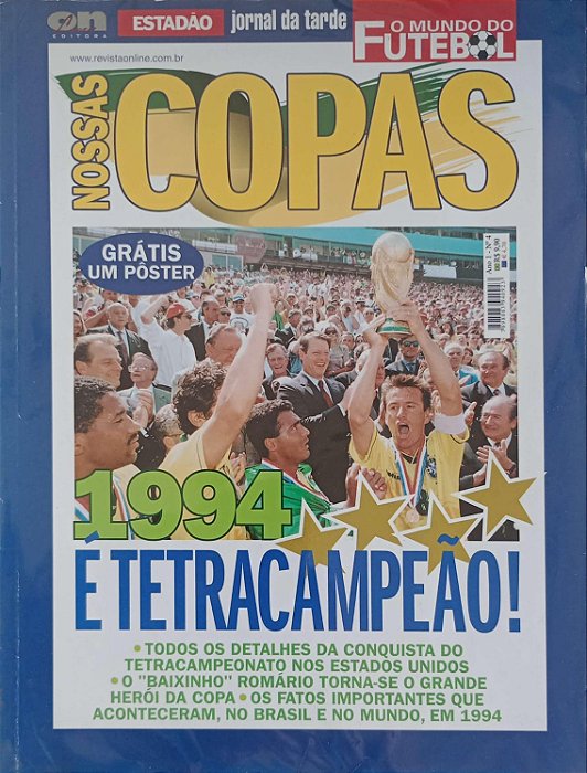 Revista Nossas Copas 1994 - o Mundo do Futebol Autor [usado]