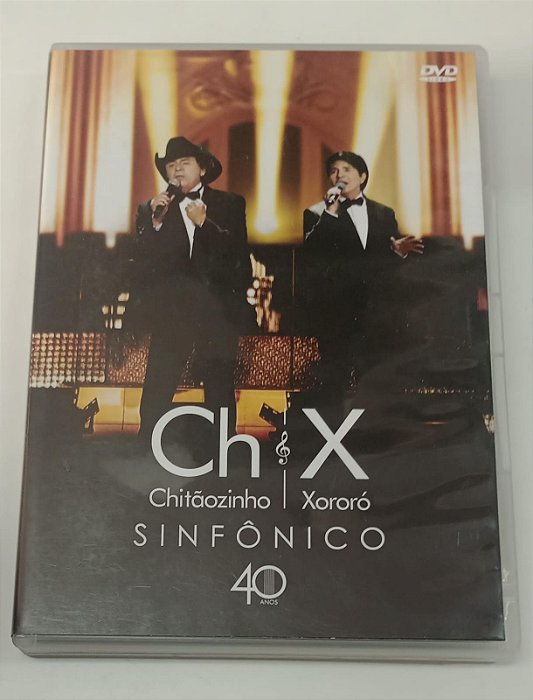 Dvd Chitãozinho e Xororó - 40 Anos: Sinfônico Editora [usado]