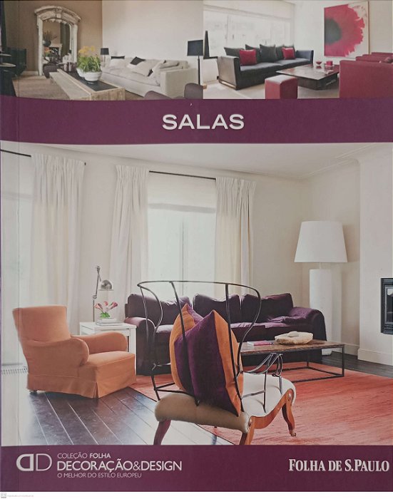 Livro Salas - Coleção Folha Decoração & Design 3 Autor Vários (2010) [usado]