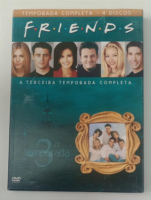 Dvd Friends - 3ª Temporada [4 Discos] Editora David Crane e Marta Kauffman [usado]