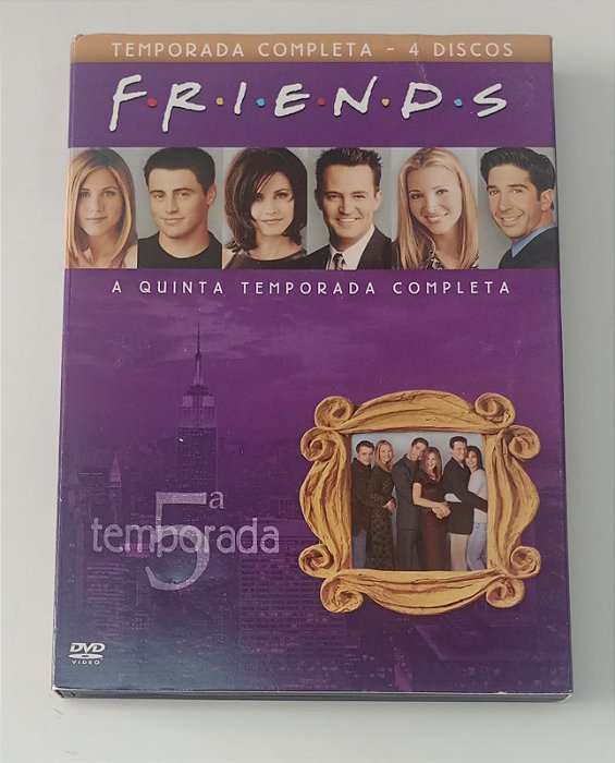 Dvd Friends - 5ª Temporada [4 Discos] Editora David Crane e Marta Kauffman [usado]