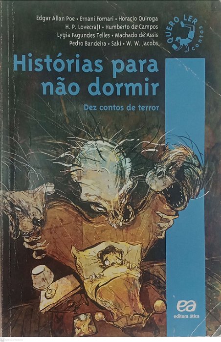 Livro Histórias para Não Dormir - Dez Contos de Terror Autor Vários (2021) [usado]