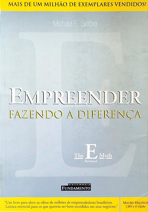 Livro Empreender Fazendo a Diferença Autor Gerber, Michal E. (2004) [usado]