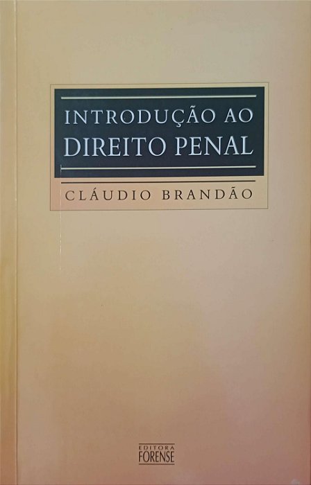 Livro Introdução ao Direito Penal Autor Brandão, Cláudio (2005) [usado]