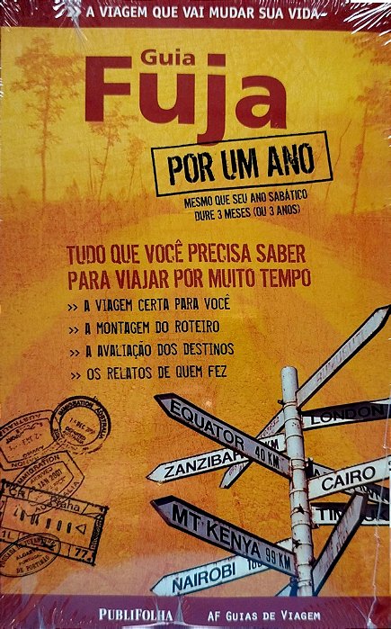 Livro Guia Fuja por um Ano Autor Vários [novo]