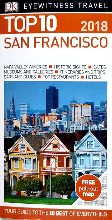 Livro San Francisco - Dk Eyewitness Travel Top 10 2018 Autor Vários [seminovo]