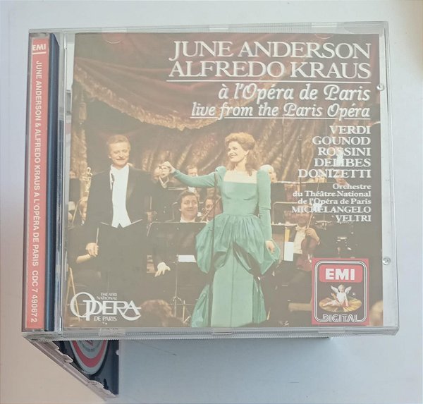 Cd June Anderson & Alfredo Kraus - À L''opéra de Paris Interprete June Anderson, Alfredo Kraus, Orchestre Du Théâtre National de L''opéra de Paris, Michelangelo Veltri (1988) [usado]