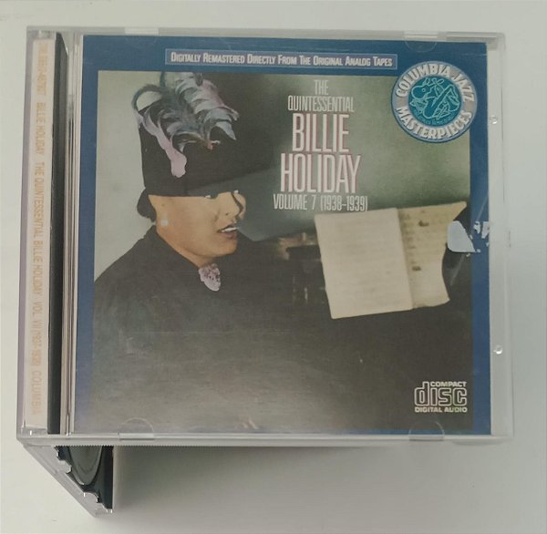 Cd Billie Holiday - The Quintessential Vol. 7 Interprete Billie Holiday (1990) [usado]