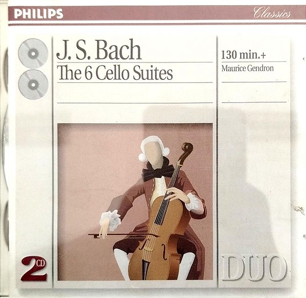 Cd The 6 Cello Suites Interprete Bach (1994) [seminovo]