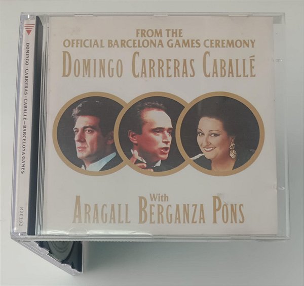 Cd Domingo / Carreras / Caballé - Barcelona Games Interprete Placido Domingo, José Carreras, Montserrat Caballé, Aragall Berganza Pons (1992) [usado]