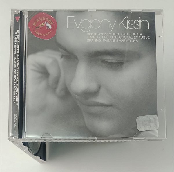 Cd Beethoven: Moonlight Sonata / Franck: Prélude, Choral Et Fugue / Brahms: Paganini Variations - Evgeny Kissin Interprete Evgeny Kissin (1998) [usado]