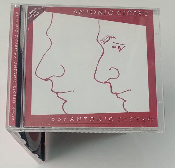 Cd Antonio Cicero por Antonio Cicero - Coleção Poesia Falada Vol. 2 Interprete Antonio Cicero (1997) [usado]