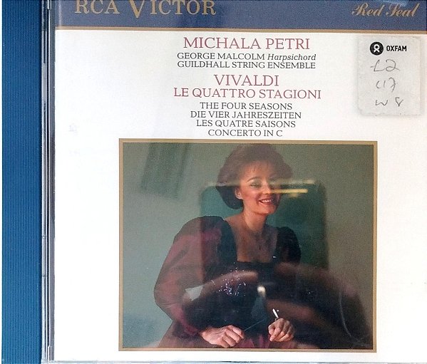 Cd Vivaldi: Le Quattro Stagioni Interprete Michaela Petri (1987) [usado]