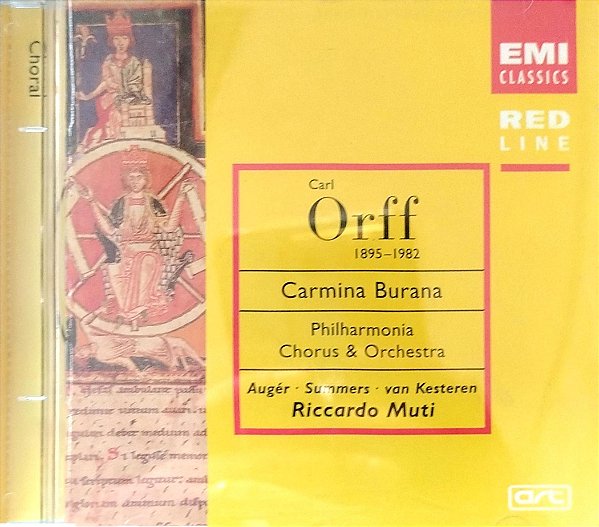 Cd Carmina Burana Interprete Orff [usado]