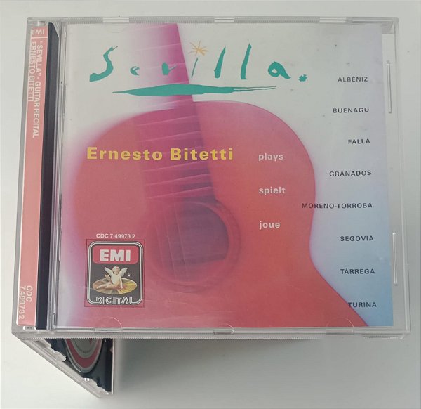 Cd Sevilla - Guitar Recital / Ernesto Bitetti Interprete Ernesto Bitetti (1990) [usado]