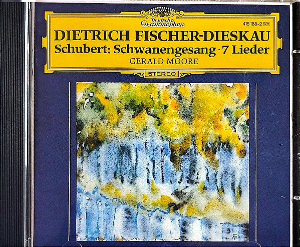 Cd Schwanengesang - 7 Lieder Interprete Schubert [usado]