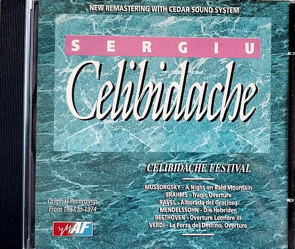 Cd Celebridache Festival Interprete Sergiu Celebridache [usado]
