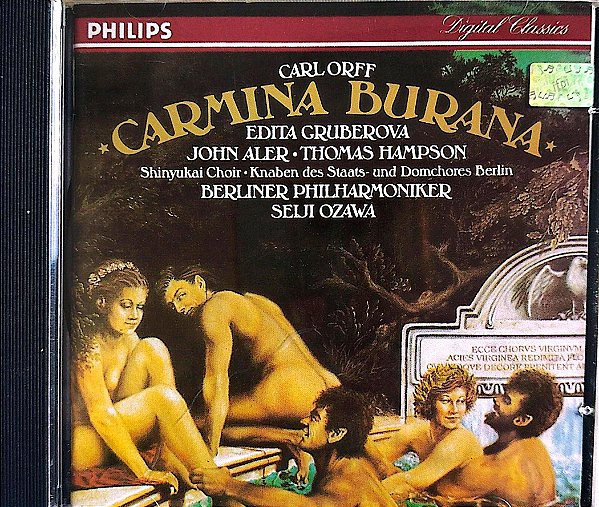 Cd Carmina Burana Interprete Orff (1989) [seminovo]