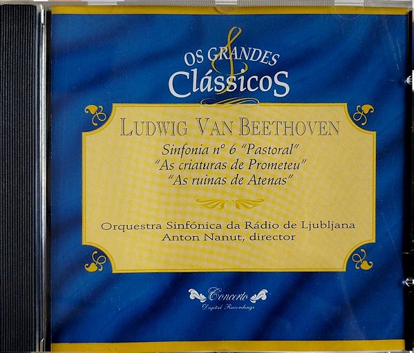 Cd Ludwig Van Beethoven - os Grandes Clássicos Interprete Beethoven (1995) [seminovo]
