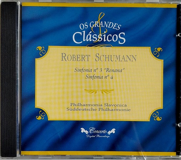 Cd Robert Schumann - os Grandes Clássicos Interprete Schumann (1995) [seminovo]