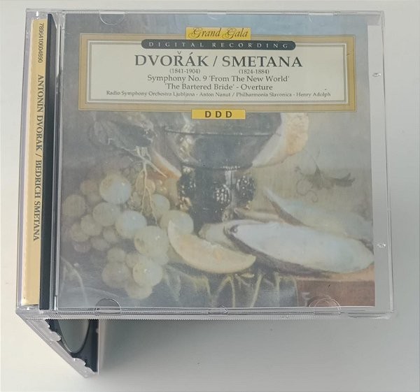 Cd Antonin Dvorak / Bedrich Smetana - Symphony N° 9 From The New World / The Bartered Bride Overture Interprete Radio Symphony Orchestra Ljublijana, Anton Nanut (2007) [usado]