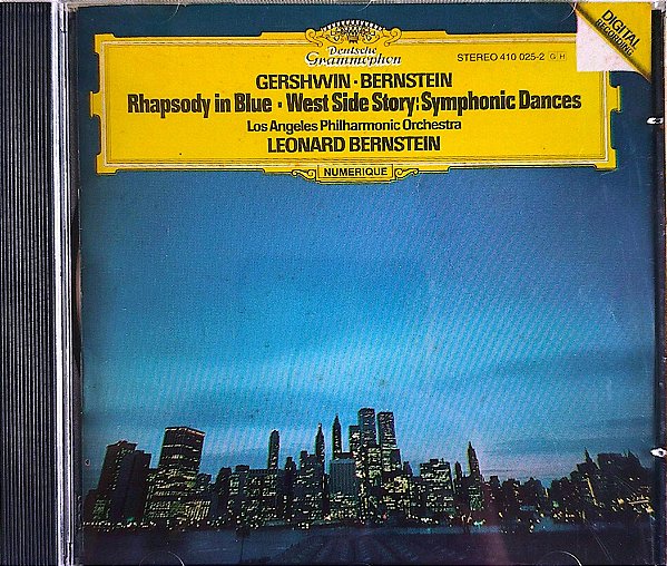 Cd Rhapsody In Blue - West Side Story:symphonic Dances Interprete Gershwin (1983) [seminovo]