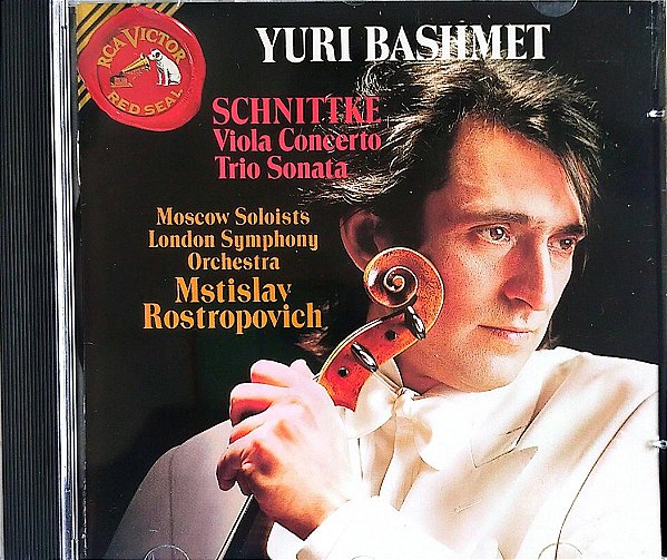 Cd Schnitke - Viola Concerto - Trio Sonata Interprete Bashmet, Yuri (1991) [seminovo]