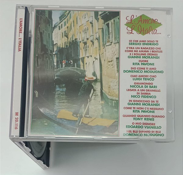 Cd L´amore L´itália ... Interprete Vários Artistas (1994) [usado]