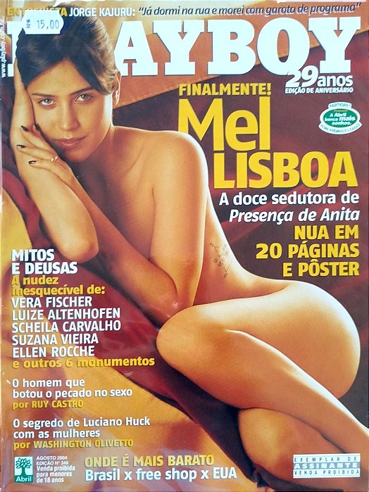 Revista Playboy 349 - Agosto 2004 Autor (2004) [usado]