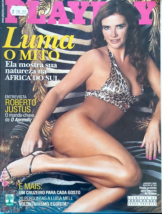 Revista Playboy 354 - Janeiro 2005 Autor (2005) [usado]