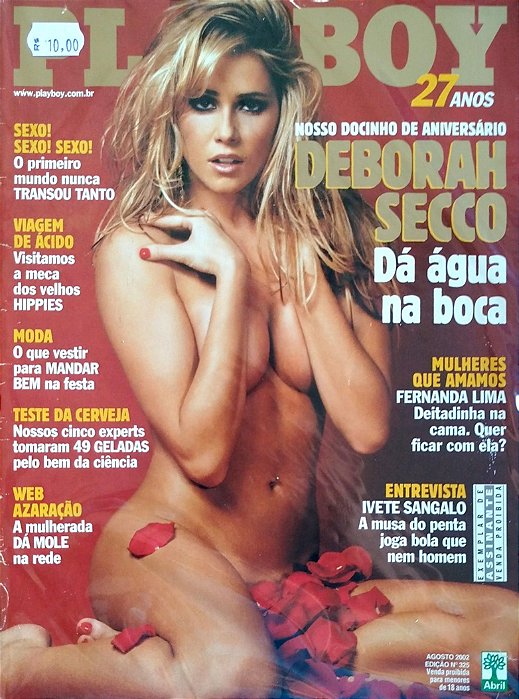 Revista Playboy 325 - Agosto 2002 Autor (2002) [usado]