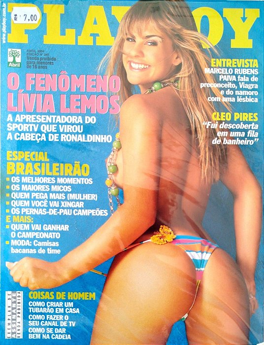 Revista Playboy 345 - Abril 2004 Autor (2004) [usado]