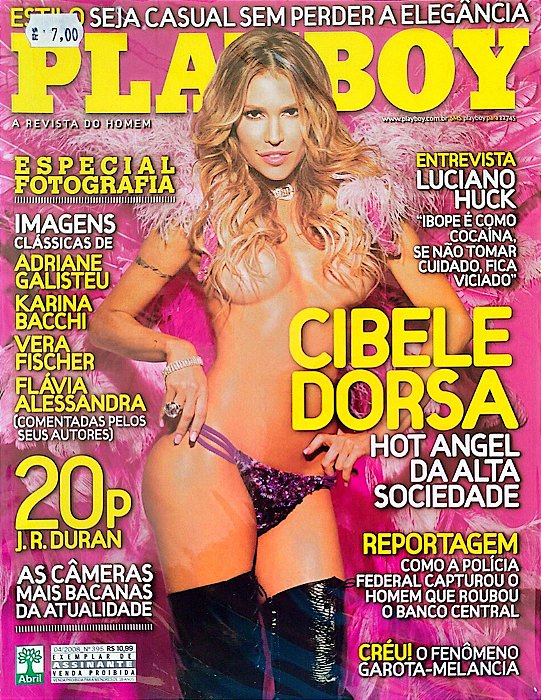Revista Playboy 395 - Abril 2008 Autor (2008) [usado]