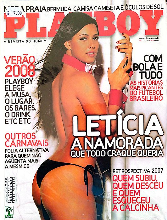 Revista Playboy 392 - Janeiro 2008 Autor (2008) [usado]