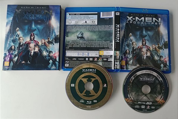 Dvd X-men: Apocalipse [blu-ray 3d + Blu-ray 2d] Editora Bryan Singer [usado]