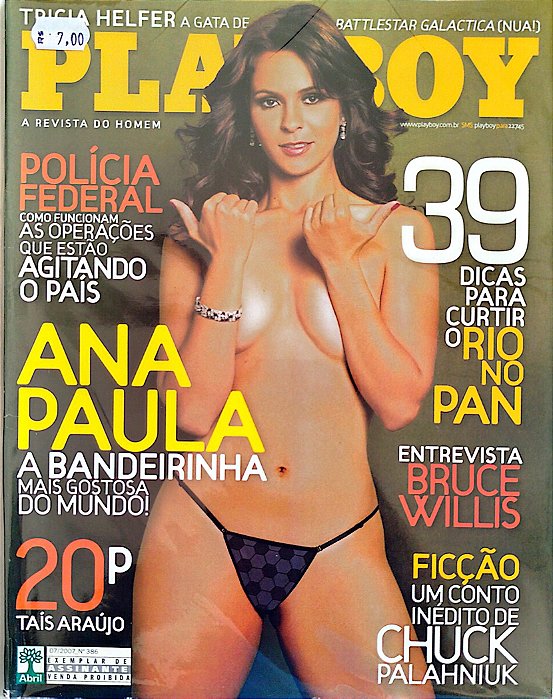 Revista Playboy 386 - Julho 2007 Autor (2007) [usado]