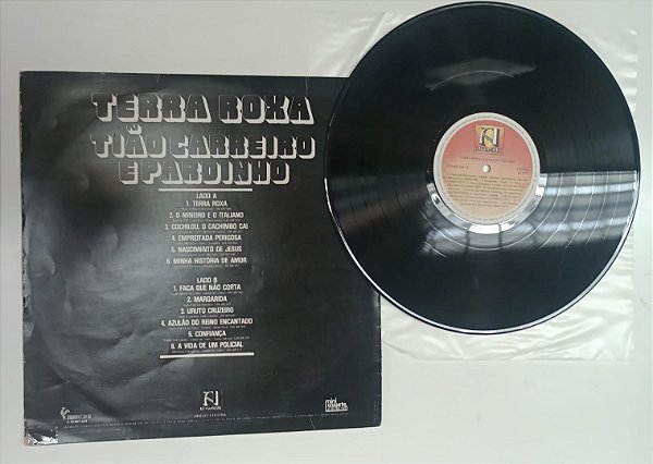 Disco de Vinil Tião Carreiro e Pardinho - Terra Roxa [lp 1978] Interprete Tião Carreiro e Pardinho (1978) [usado]