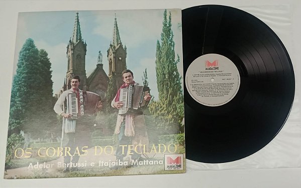Disco de Vinil os Cobras do Teclado - Adelar Bertussi e Itajaíba Mattana [lp 1975] Interprete os Cobras do Teclado (1975) [usado]