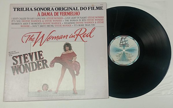 Disco de Vinil The Woman In Red (a Dama de Vermelho) - Trilha Sonora Original do Filme [lp 1984] Interprete Stevie Wonder (1984) [usado]