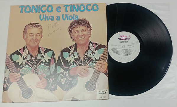 Disco de Vinil Tonico e Tinoco - Viva a Viola [lp 1991] Interprete Tonico e Tinoco (1991) [usado]
