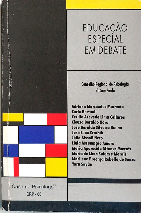 Livro Educação Especial em Debate Autor Vários (1997) [usado]