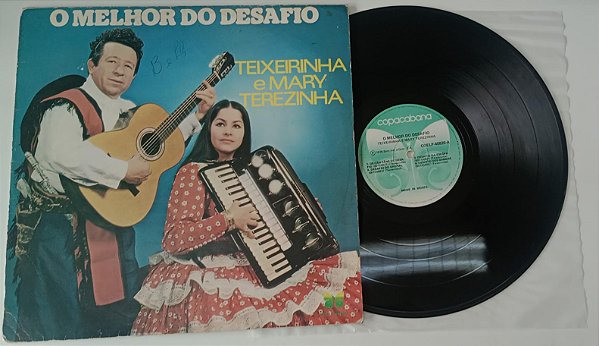Disco de Vinil Teixeirinha e Mary Terezinha - o Melhor do Desafio [lp 1978] Interprete Teixeirinha e Mary Terezinha (1978) [usado]