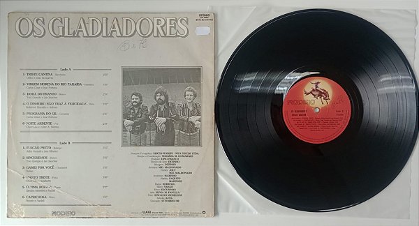 Disco de Vinil os Gladiadores - Fuscão Preto [lp 1980] Interprete os Gladiadores (1980) [usado]
