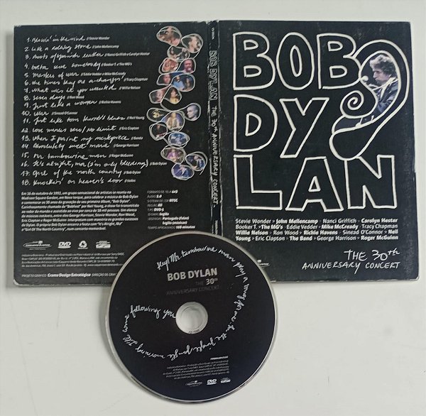 Dvd Bob Dylan - The 30th Anniversary Concert 1992 Editora [usado]
